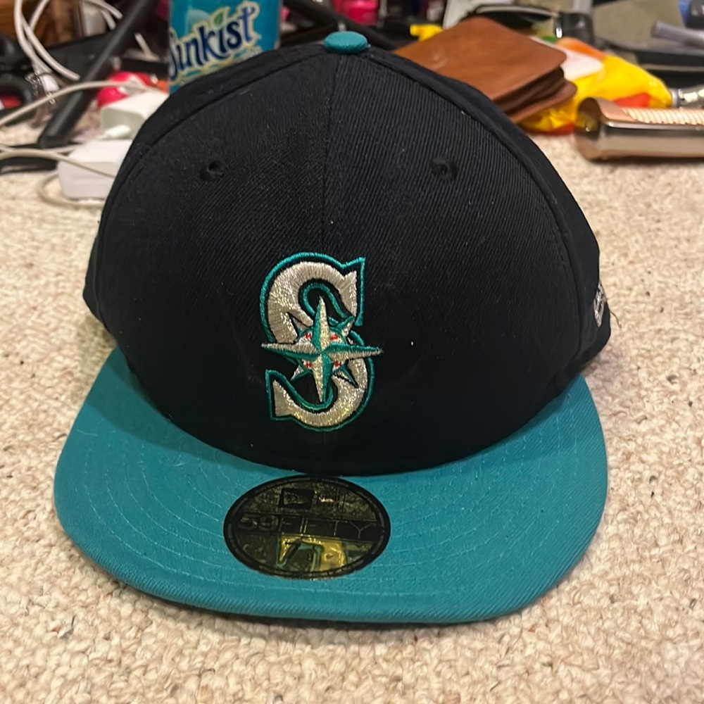 Seattle Mariners 7 3/8 fitted baseball hat